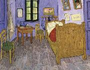Vincent Van Gogh the bedroom at arles painting